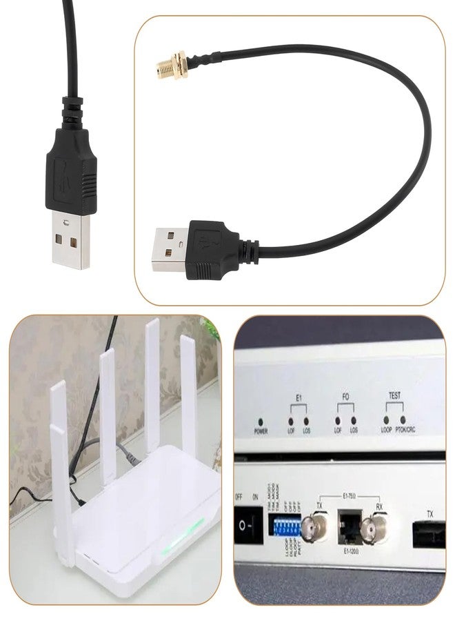 مايكرو تريدرز موصل كابل محوري من نوع SMA أنثى إلى USB من Micro Traders، قطعتان، طوله 20 سم، مناسب لتصحيح أخطاء الأجهزة الإلكترونية ونقل الإشارات والأجهزة اللاسلكية. - Image 3