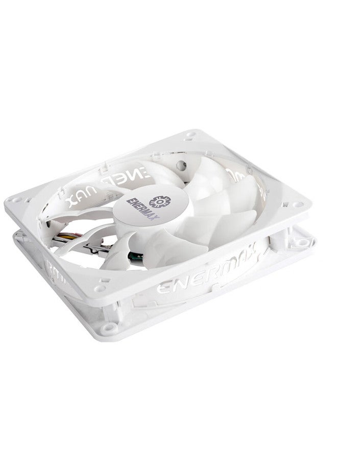 Enermax White Bat Advanced Edition 12cm Case Fan, Magnetic Air Bearing, 4pin Smart Temperature Control, Three-stage Manual Speed Adjustment, Led - Image 3