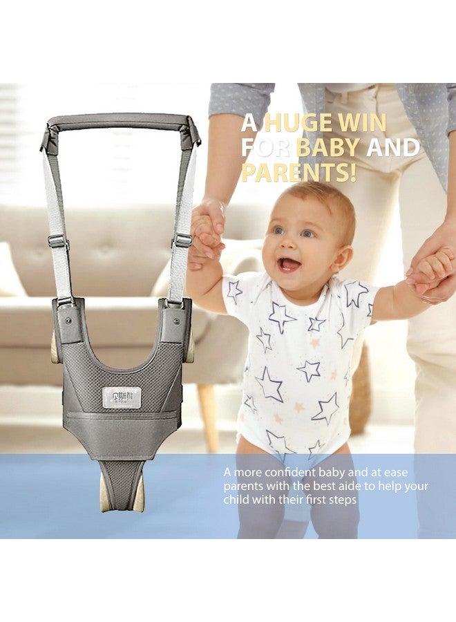 Bethbear Baby Walking Harness-Handheld Assistant Belt- Toddler Infant Walking Aid for Trainer & Support 7-24 Month Old (summer-Gray-1819) - Image 5