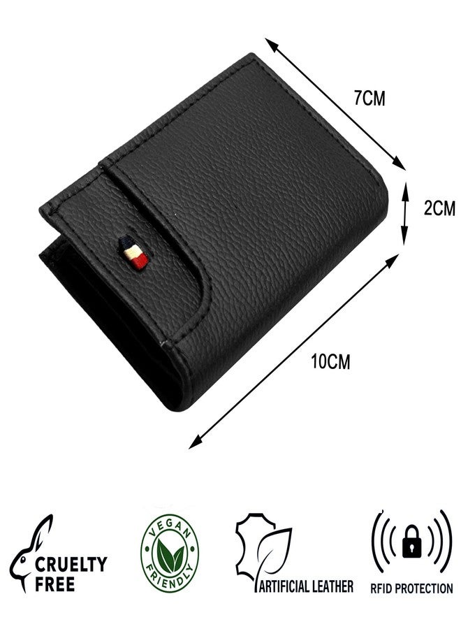 GREEN DRAGONFLY PU Leaher Clutches/Women's Wallets/Card Holder for Women,Credit Card Holder Wallet for Women & Girl's(NMB/202306738-Black) - Image 5