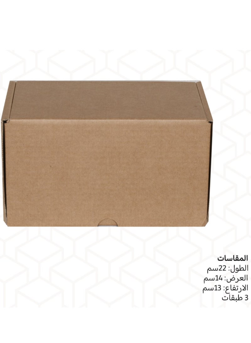 Generic 10 Pcs Of Empty 3 Ply Cardboard Boxes 22x14x13cm  - Image 4
