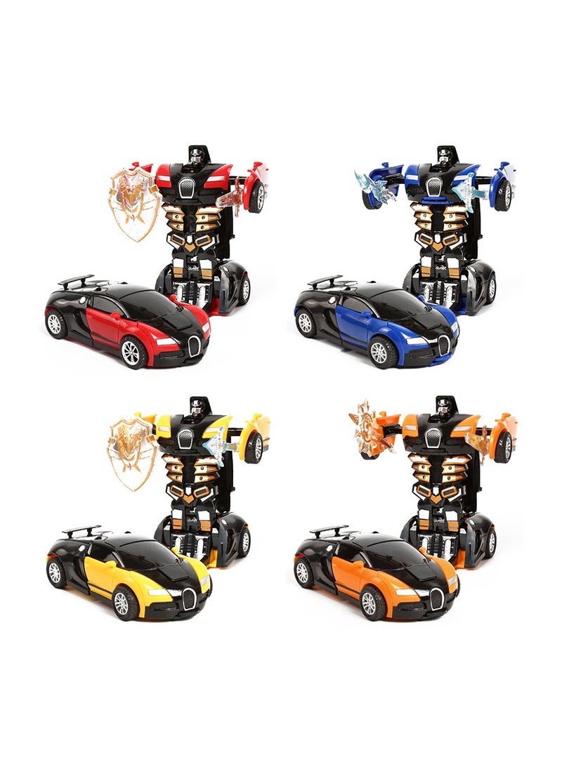 HALAMODO Deformer Toy Car,Remote Control Cars for Kids,Transforming Robot RC Car,Deformed Car Robot Toys Crash Morphing Cars 2 in 1 Transforming Cars Converting Toys for Boys Birthday