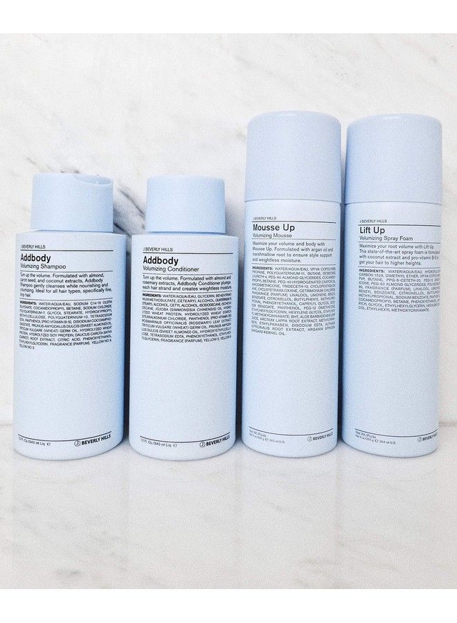 J Beverly Hills Blue Addbody Volumizing Conditioner With Rosemary Oil For Hair Growth 3 Oz - Image 4