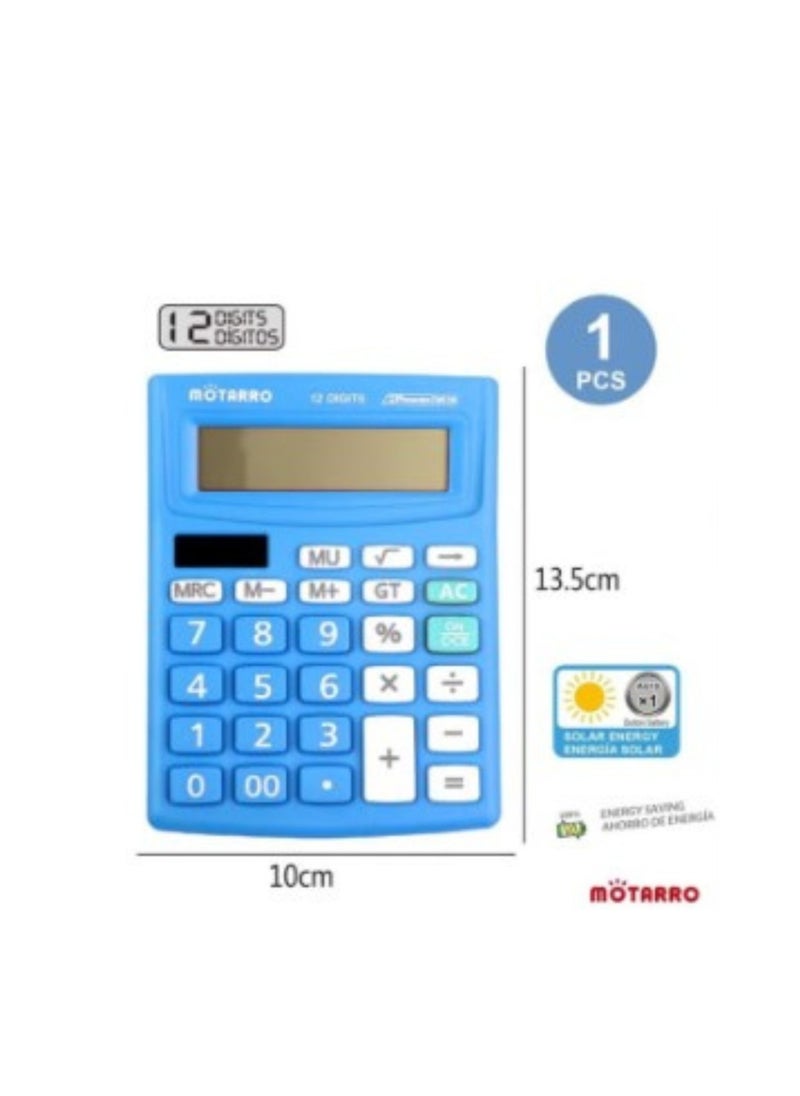 MOTARRO Calculator Multicolor 12 Digits  - Image 2