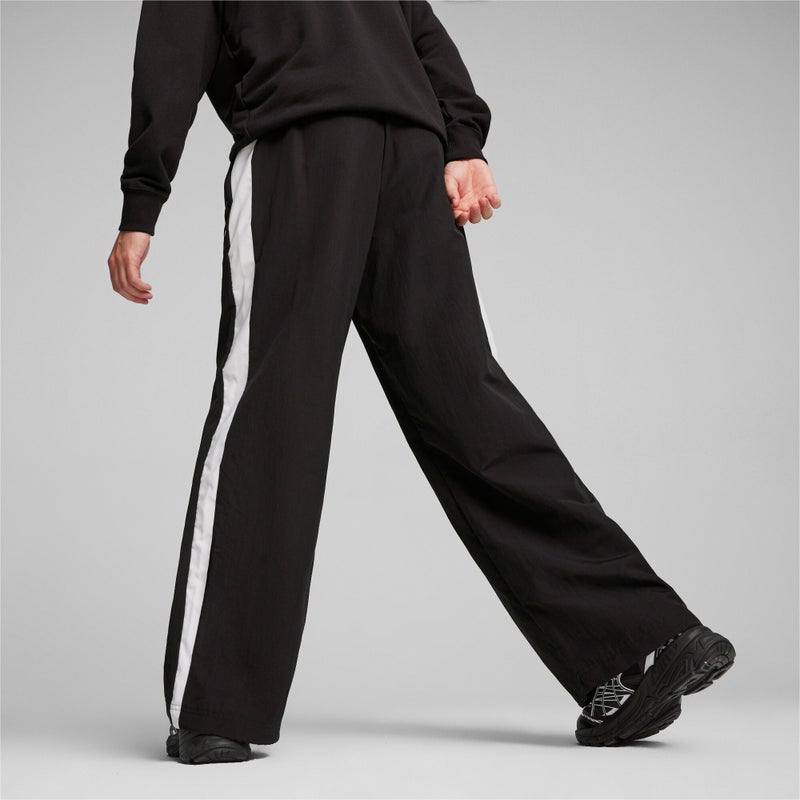PUMA T7 Oversized Mens Black Track Pants - Image 5