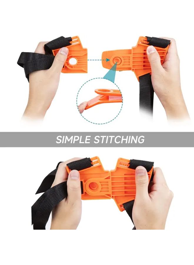 Orange Ergonomic Shoulder Support For Grass Cutter And Weed Trimmer Comfort Fit 1pc - Image 5