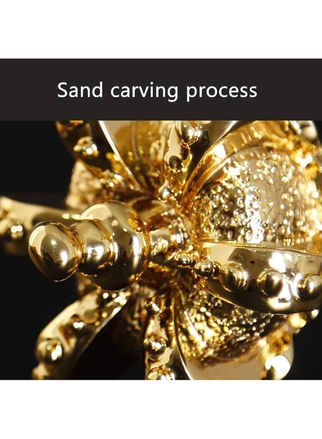 Crown of Honor trophy, resin gold trophy, hand-held trophy, excellent personal award gift, gift box packaging, customizable text (Color : Gold, Size : 8 * 8 * 29cm) - Image 4