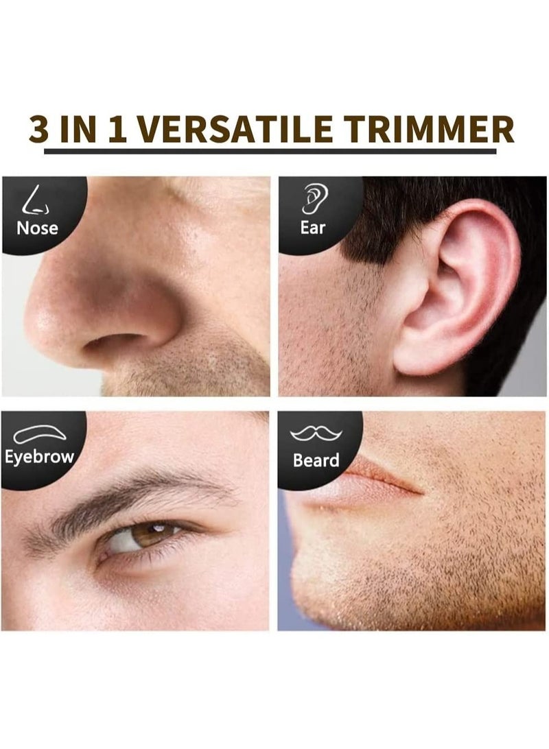 general Ear and Nose Hair Trimmer,Rechargeable 3-in-1 Versatile Trimmer for Men Professional Electric Shaver for Nose Ear Beard Facial Hair Body Hair Trimmer for Men,Wet or Dry Use - Image 4