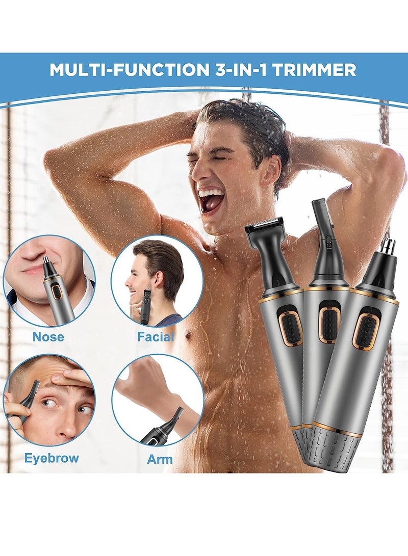 general Ear and Nose Hair Trimmer,Rechargeable 3-in-1 Versatile Trimmer for Men Professional Electric Shaver for Nose Ear Beard Facial Hair Body Hair Trimmer for Men,Wet or Dry Use - Image 5