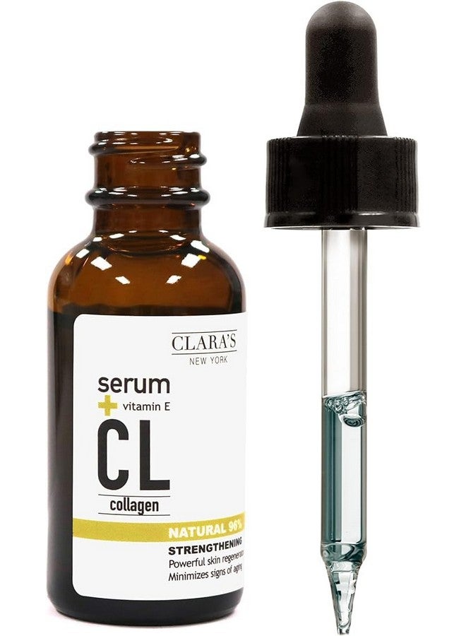 كلارا نيويورك سيروم الوجه CLARA'S NEW YORK 7 X Collagen مع السيراميد وحمض الهيالورونيك وفيتامين E لشد البشرة وترطيبها وتقليل الخطوط الدقيقة، 30 مل/1 أونصة سائلة - صنع في الولايات المتحدة الأمريكية - Image 2