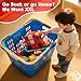 AEROQUEST Remote Control Car for Toddlers 13 Fire Truck Toy for Ages 24 Lights Sounds Emergency Cars Preschoolers Fire Engine for Boys Girls - Image 4