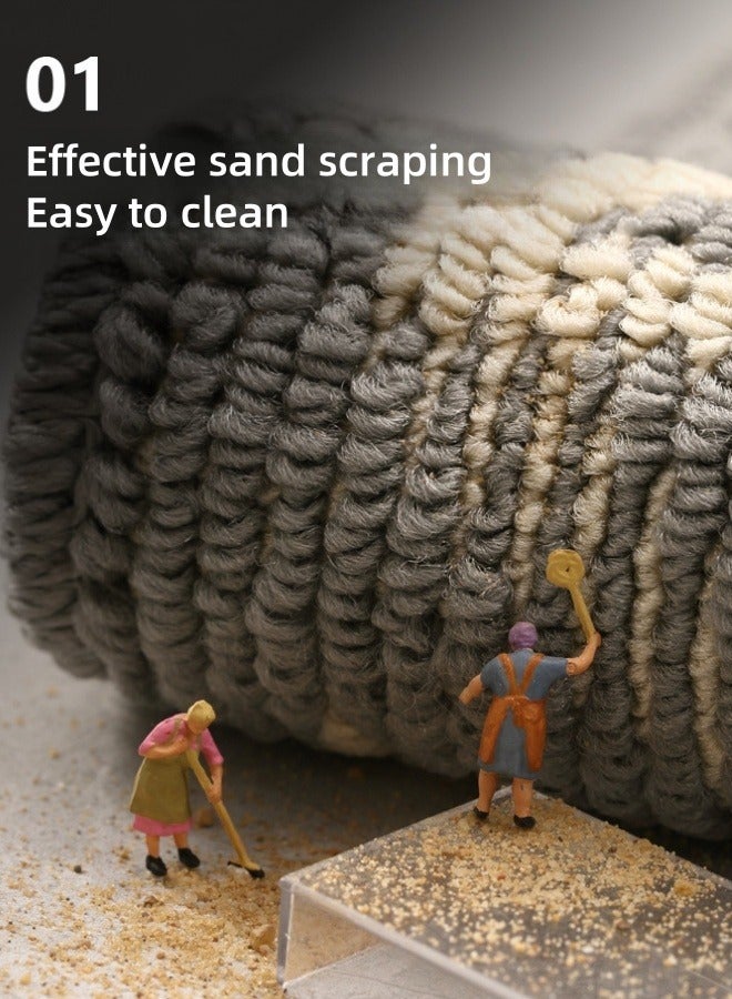 Door Mat Indoor Entrance Floor Mat Anti-slip Mat Kitchen Bathroom Mat 50cm X 80cm Entryway Rugs Dirt-resistant Indoor Super Absorbent Washable Microfiber Rugs for Entryway - Image 3