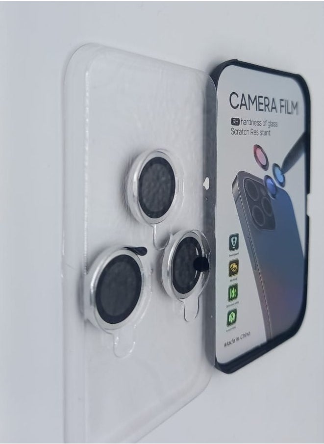 Undefined Sapphire Camera Lens Protector For IPhone 15 Pro/Pro Max Silver 