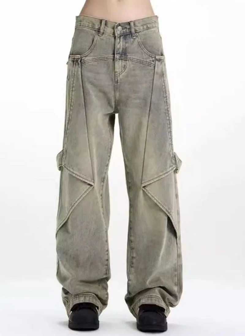YUNIQEE Blue Mid-Rise Relaxed Fit Jeans