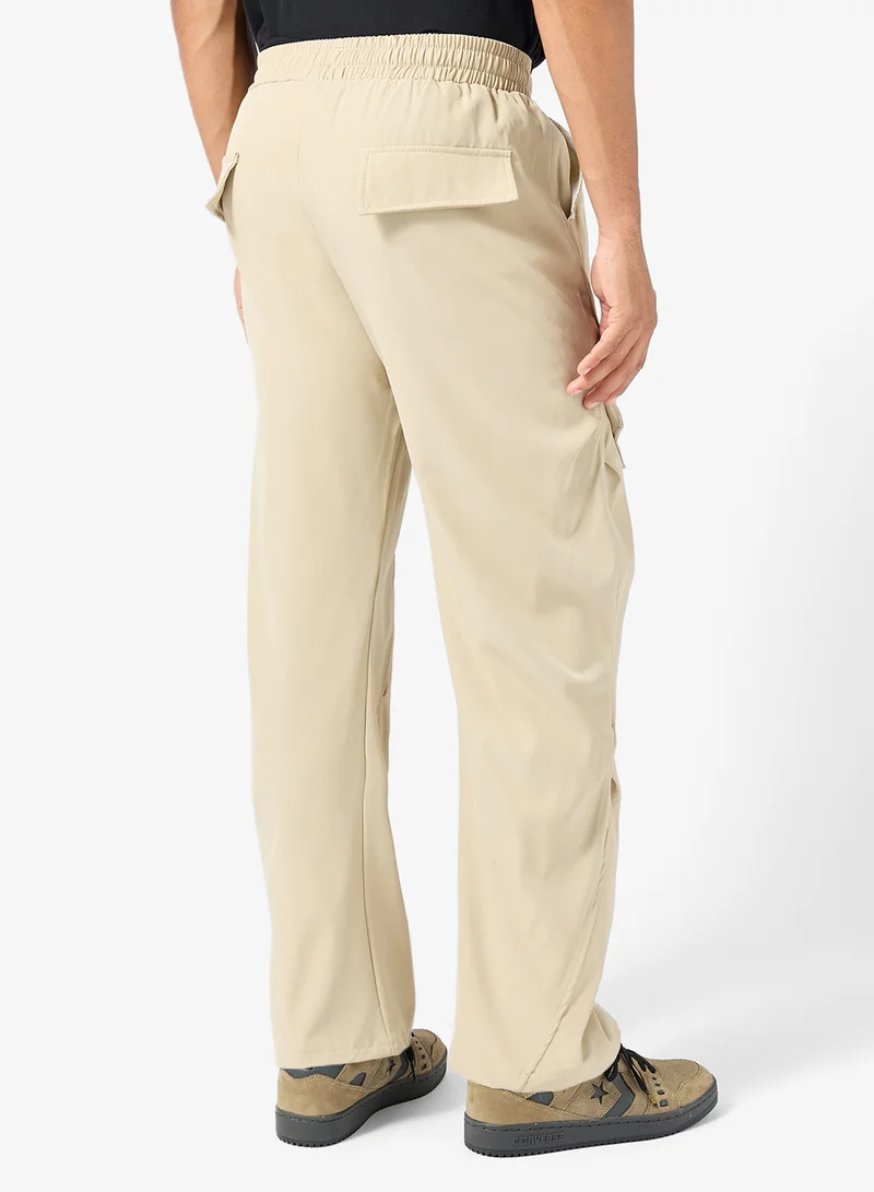 سفنتي فايف بنطلون كارجو واسع برباط