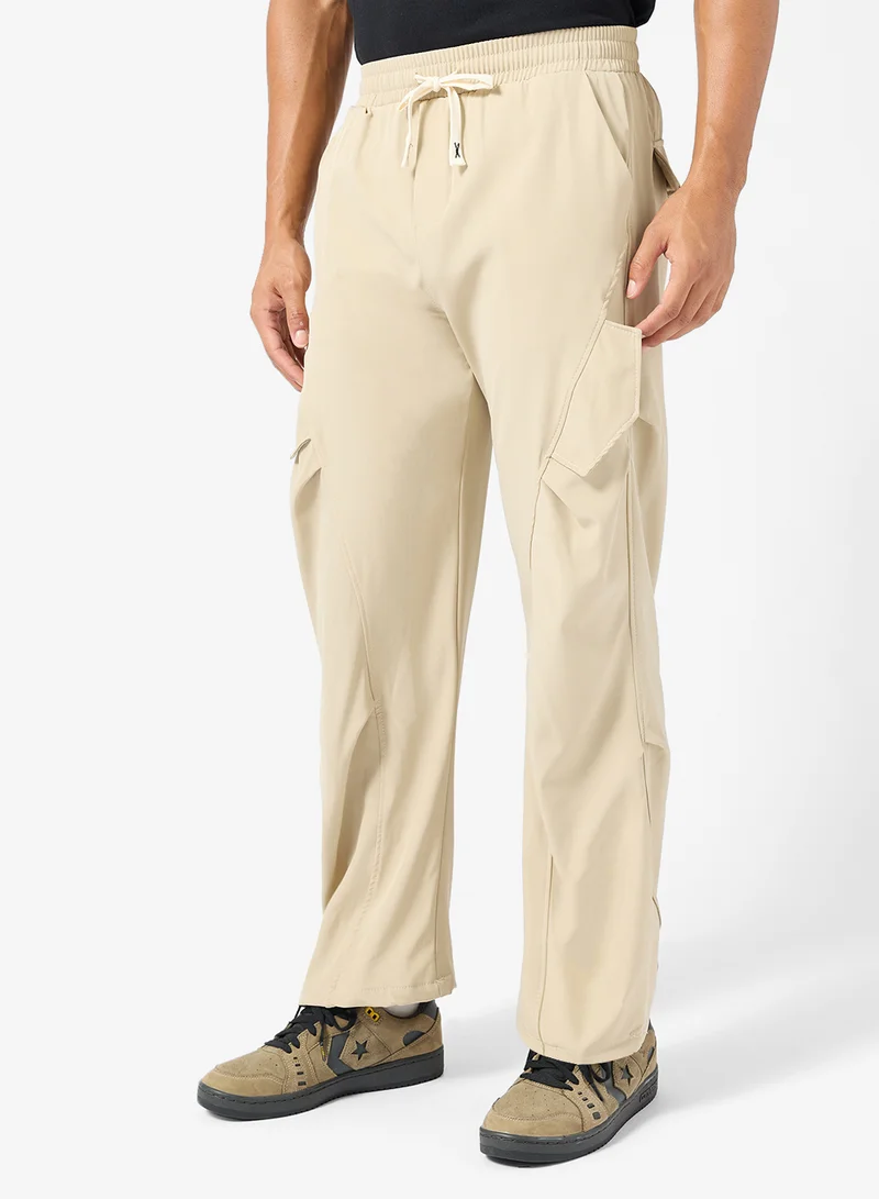 Drawstring Oversized Cargo Pants