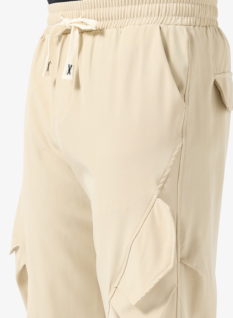 سفنتي فايف بنطلون كارجو واسع برباط - Image 4