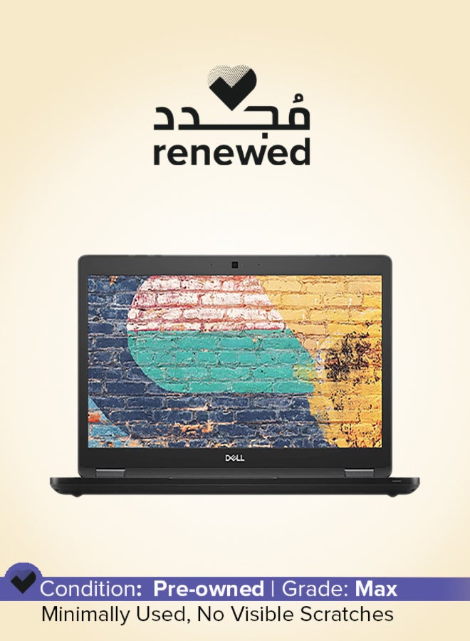DELL Renewed - Latitude E5490  -Non Touch Laptop With 14-Inch Full HD Display,Intel Core i5-8250U Processor/Quad Core/8th Gen/8GB RAM/256GB SSD/‎‎Intel UHD 620 Graphics/Windows 11 Black - Image 1