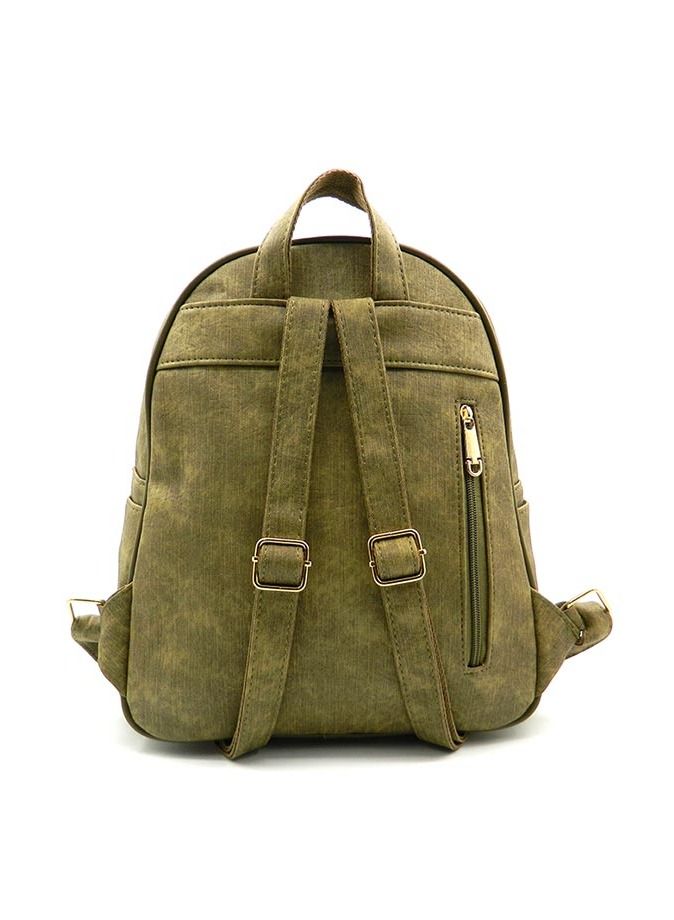 Apples Casual Fashion PU Leather Backpack - Image 3