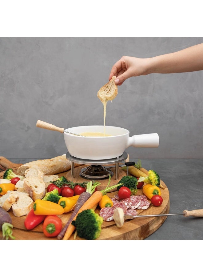 BOSKA Boska Fondue Set Bianco - for 965 Grams of Melted Cheese - 1.3 L  - Image 3