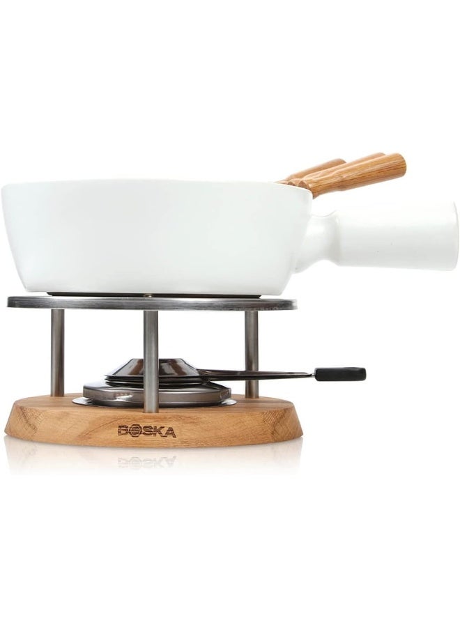 BOSKA Boska Fondue Set Bianco - for 965 Grams of Melted Cheese - 1.3 L  - Image 2
