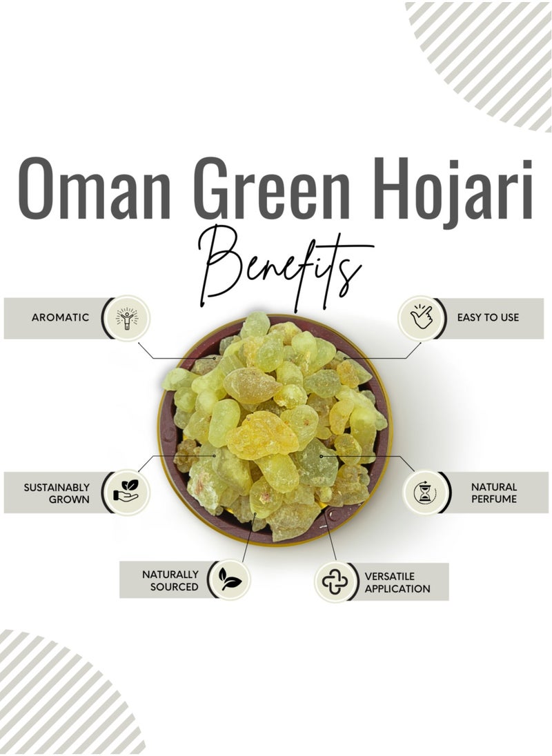 Premium Frankincense Oman Green Hojari | Sustainable Harvest | Hand-Sorted Best Resins | Beautiful Green Hue | Mild & Long-Lasting Aroma - pzsku/ZC42A5EEA235E73C83A49Z/45/_/1733747631/3a8a74e4-fd23-4835-a07d-5987f8f83dda