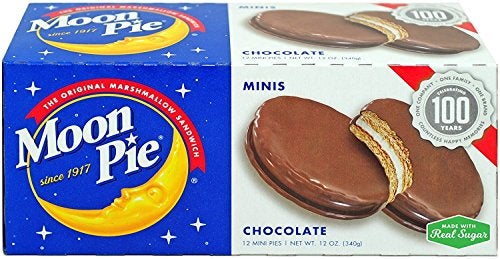 Moon Pie MoonPie Marshmallow Sandwich Minis Chocolate Original 12 Ounce - Image 1