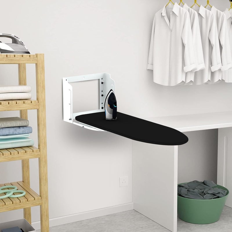 wow craft Wow Craft Wall Mounted Ironing Board Foldable Height Adjustable with 180 Degree Rotatable Press Table for Clothes Space Saving Furniture for Home  - Image 2