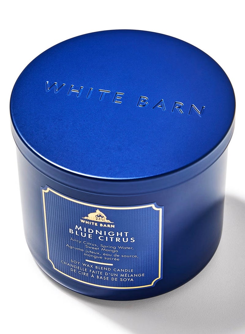 Bath & Body Works Midnghtbluecitrus 3-wick Candle - Image 2