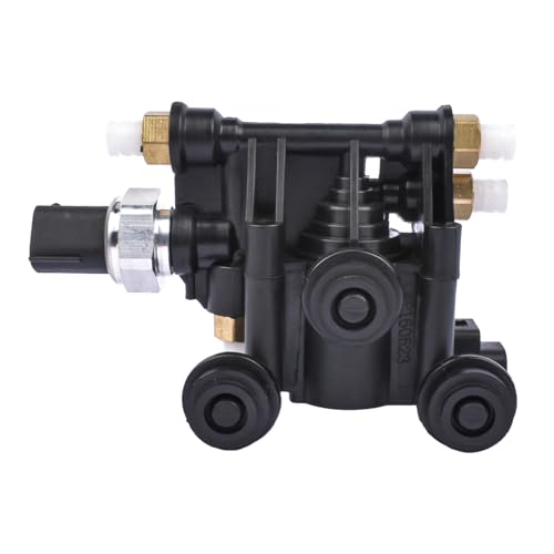 geluoxi وحدة تحكم صمام التعليق الهوائي GELUOXI RVH000046 بديل لسيارات لاند روفر LR3 2005-2009 LR4 2010-2013 رانج روفر سبورت 2006-2013 RVH500070 كتلة صمام التعليق الهوائي - Image 2