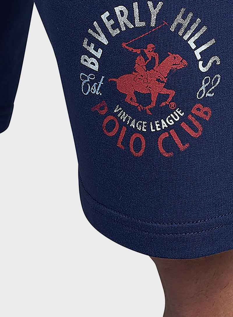 bhpoloclub Logo Drawstring Shorts