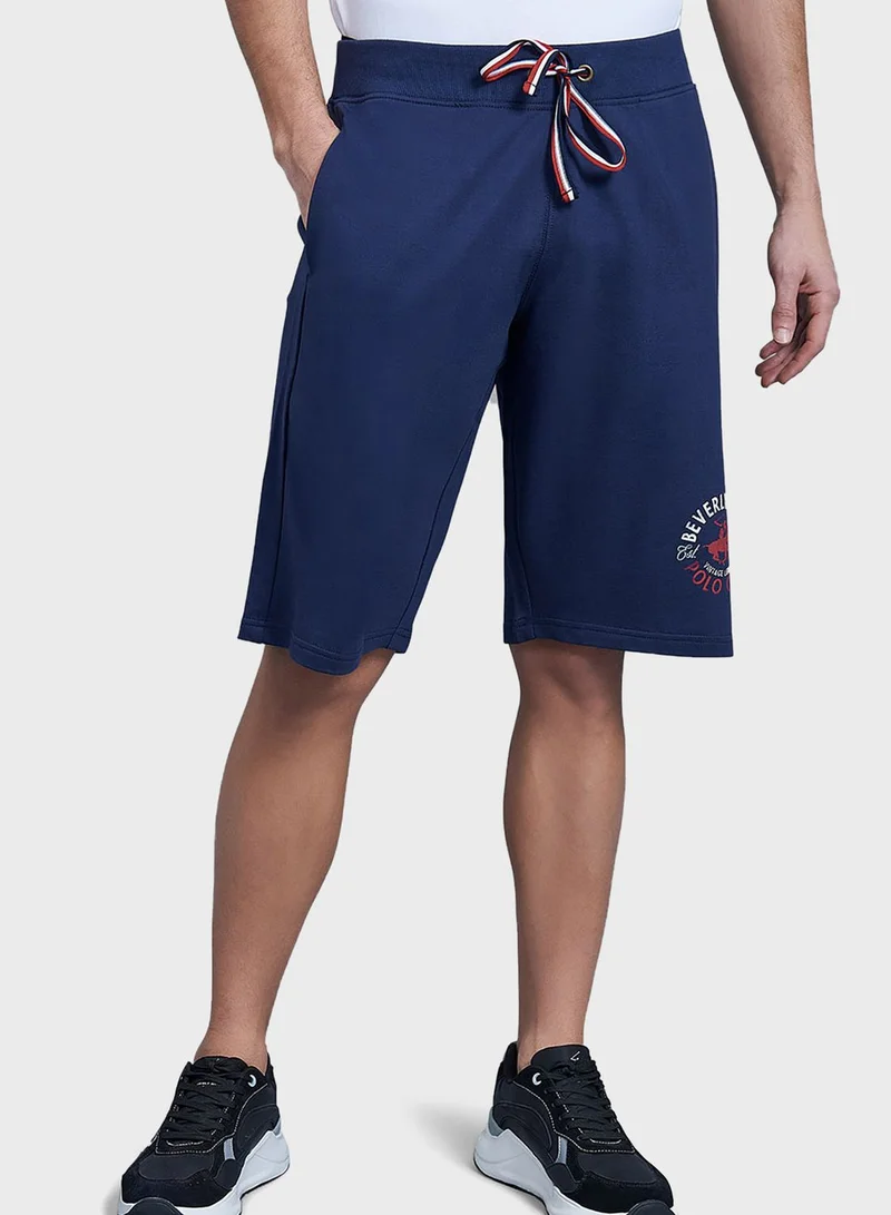 bhpoloclub Logo Drawstring Shorts