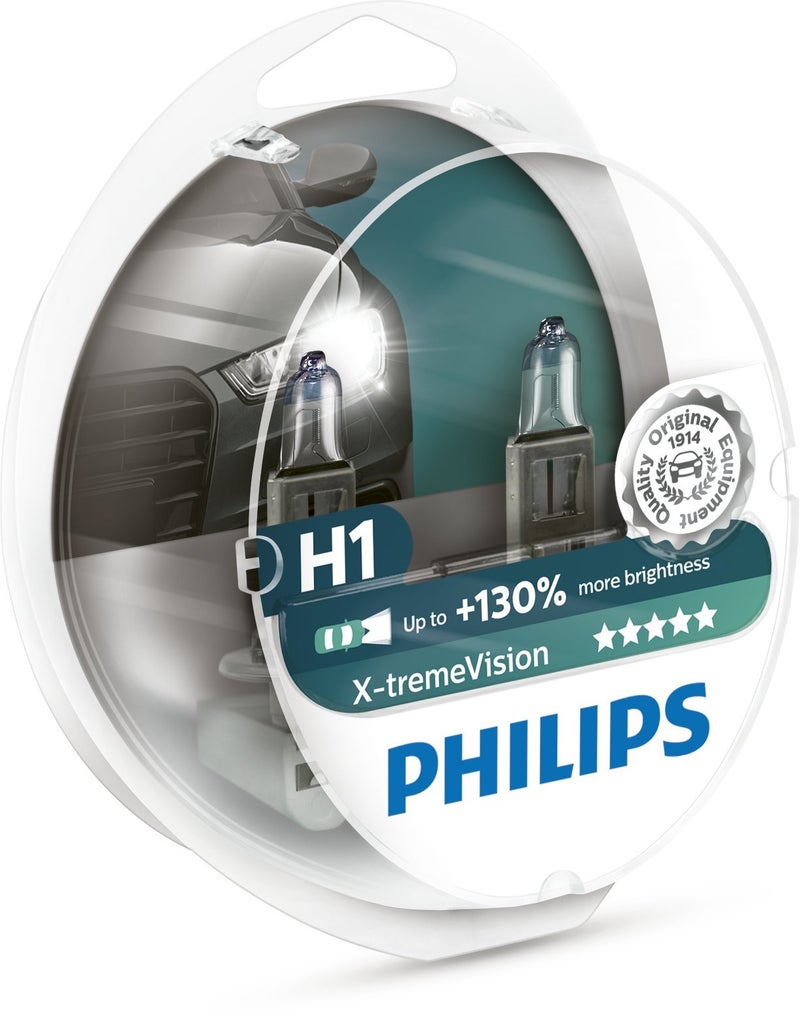Philips مصابيح أمامية فيليبس إكس-تريم فيجن تصل إلى 130% H1 55W - Image 5