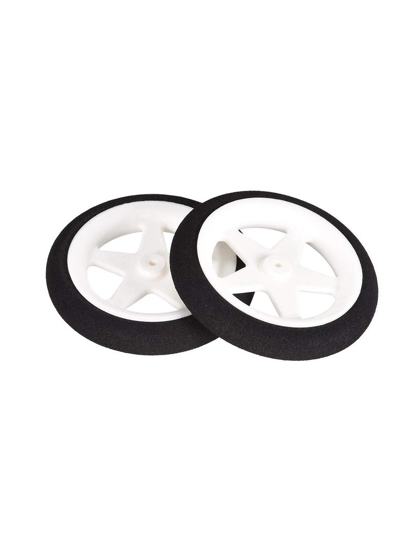uxcell uxcell RC Model Plane Aircraft Wheel Micro Sport Wheel 0.07 Inch X 2.5 Inch - Wheel 2PCS  - Image 2