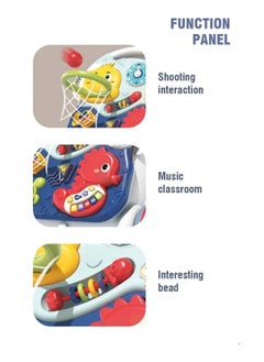 MUMS PLANET 3 in 1 Large Size Learning Walker for Boys Girls Toddlers, Kids Learning Walkers with Entertainment Activity Center, Kids Music Learning Toy Gift for Boys and Girls MUMS PLANET  - Image 5