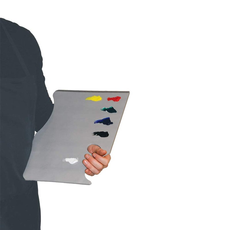 New wave Gray Pad Disposable Palette Hand Held- - Image 3