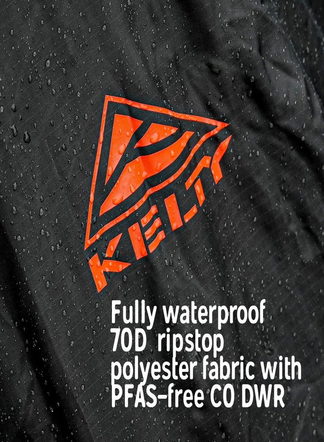 Kelty Backpack Rain Cover, Water Proof Cover for Hiking and Backpacking Packs 30 to 105 Liters, Elastic Cinch, Integrated Stuff Pocket, 2024 Update (Large (55-75L)) - Image 4