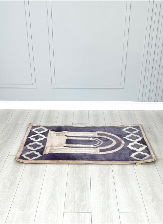 MySheep - Muslim Prayer Rug  Non Slip Natural Sheepskin Islamic Mat Handmade Thick Large Padded Sajadah Soft Luxury For Eid Al-Fitr Travel Home - Image 1