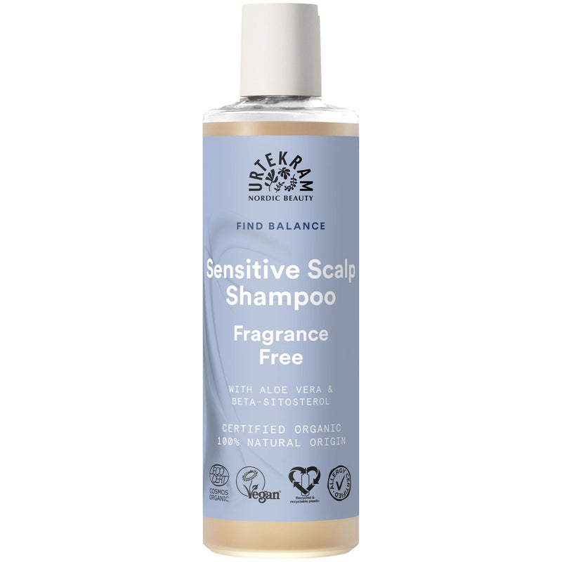 Urtekram Fragrance Free Shampoo 250ml Sensitive Scalp - Image 2