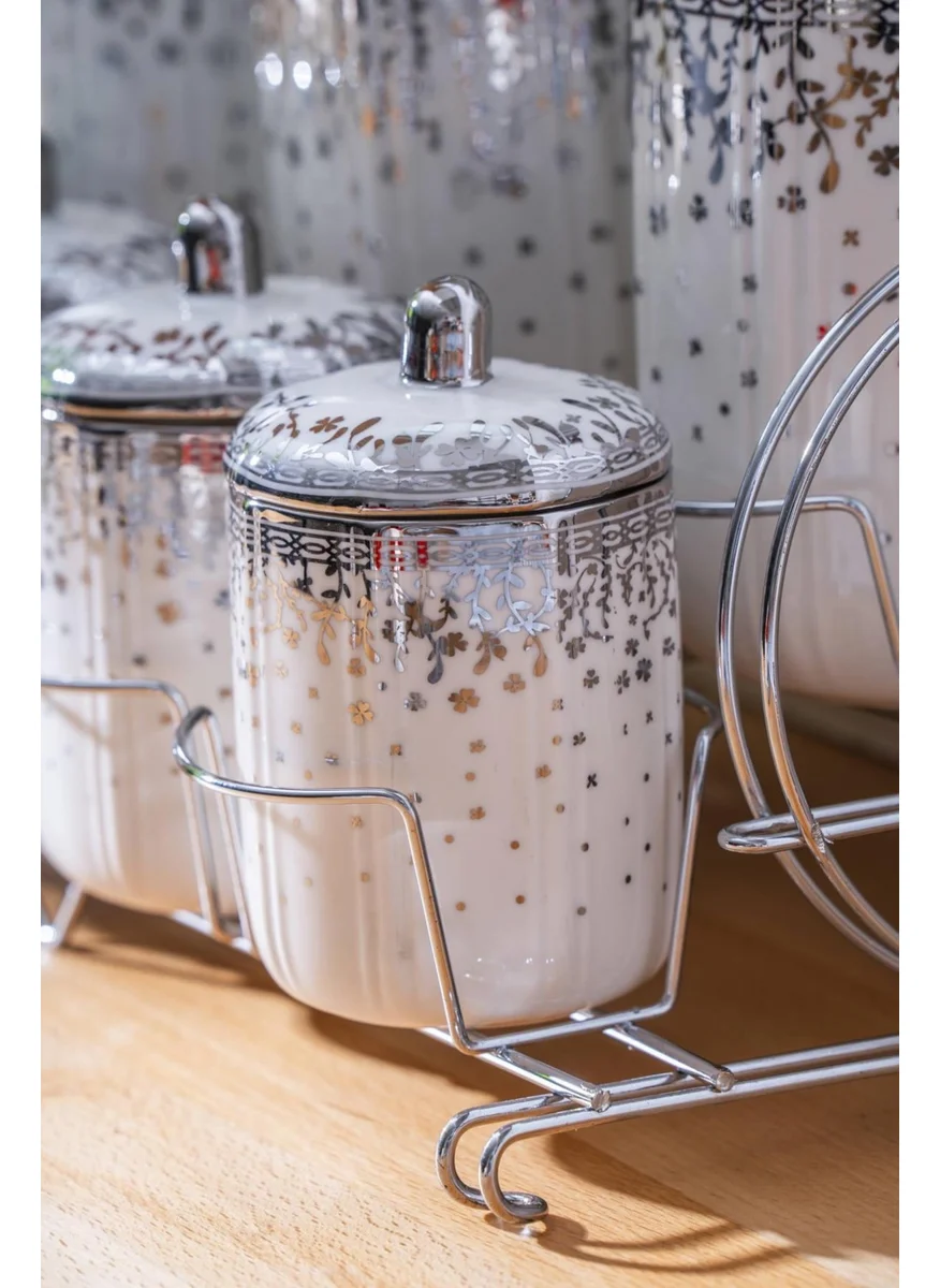 Acar Joanne 8 Piece Spice Set - Silver