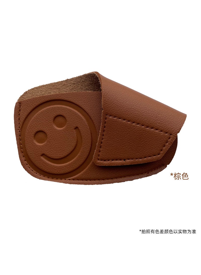 Generic Large quantity discount single golf iron set club cap set golf supplies accessories Golf Club set Smiley brown Velcro iron rod set 1/pack