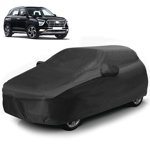 AutoGuys Car Cover Waterproof GL-I for Hyundai Creta [Year 2020 Onwards] - Creta Car Cover Dust & UV Protection Creta Car Body Cover with Mirror Pocket Soft Cotton Lining - Image 1
