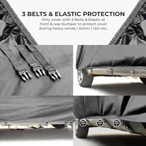 AutoGuys Car Cover Waterproof GL-I for Hyundai Creta [Year 2020 Onwards] - Creta Car Cover Dust & UV Protection Creta Car Body Cover with Mirror Pocket Soft Cotton Lining - Image 4
