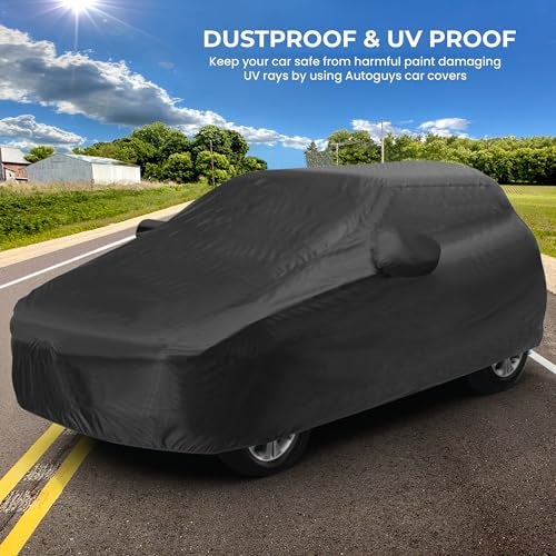 AutoGuys Car Cover Waterproof GL-I for Hyundai Creta [Year 2020 Onwards] - Creta Car Cover Dust & UV Protection Creta Car Body Cover with Mirror Pocket Soft Cotton Lining - Image 2