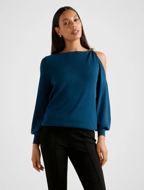 ALESSIA Cold Shoulder Sweater