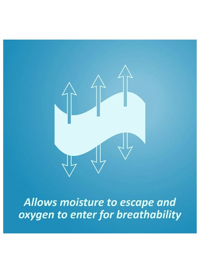 BioGaia Tegaderm + Pad Transparent Dressing, Clear Breathable Dressing Holds Fast for 7 Days, Waterproof for Safe Bathing - 5 Dressings  - Image 4