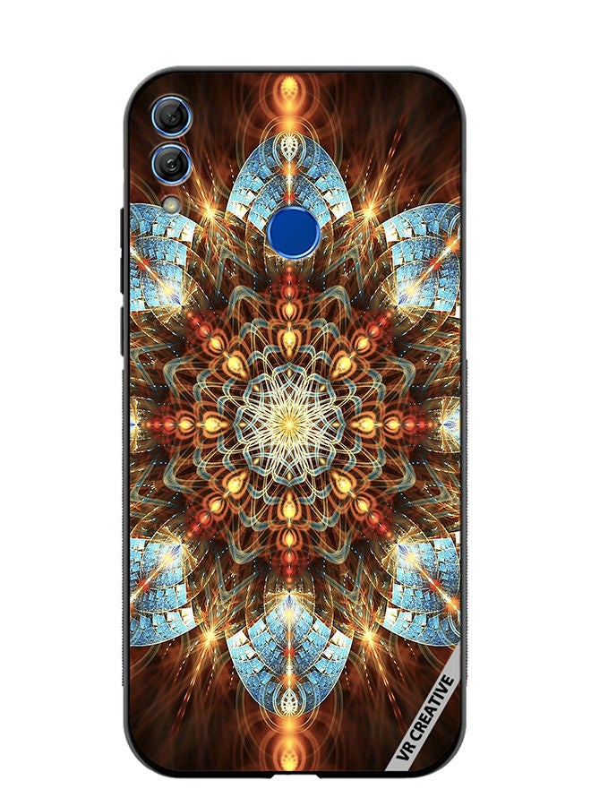 Protective Case Cover For Honor 10 Lite Mandala Design Multicolour
