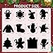 JULMELON Christmas Scratch Art 36 PCS Christmas Crafts Kits for Kids Rainbow Magic Scratch Paper Cards Xmas Hanging Ornaments Decorations DIY Winter Holiday Party Favors - Image 4