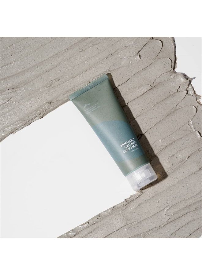 IsNtree قناع الطين المهدئ من ISNTREE Mugwort 100 مل 3.38 أونصة سائلة | تحكم فعال في إفراز الدهون | يقشر البشرة الخشنة - Image 3