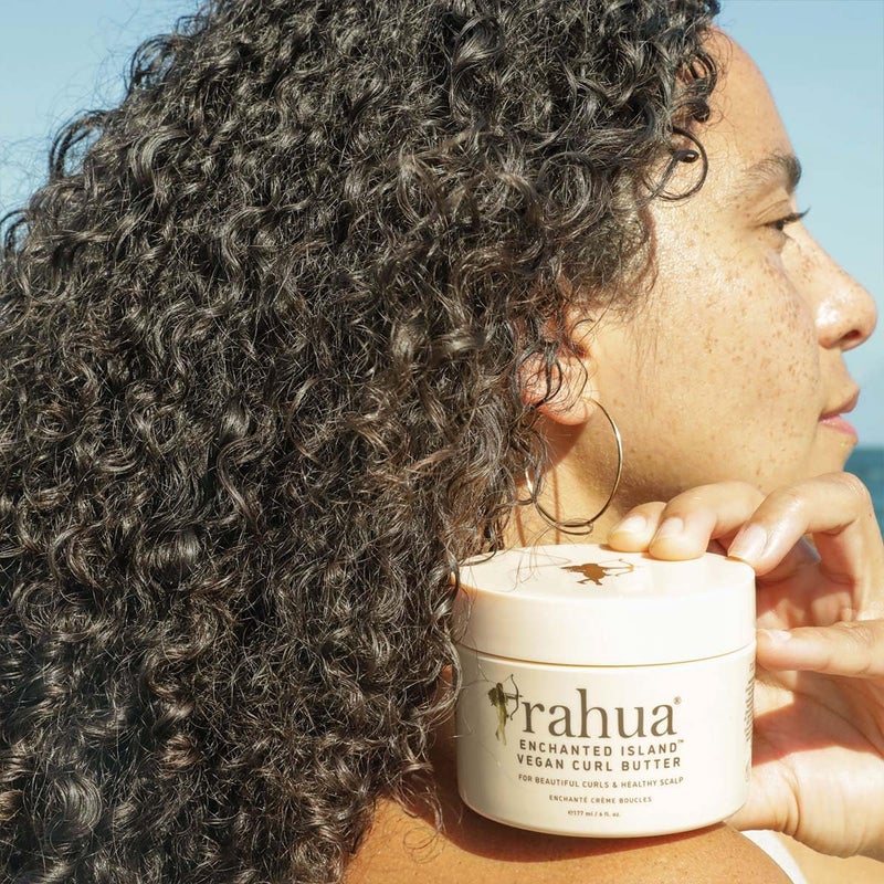 Rahua Enchanted Island Curl Butter, Vegan Leave-In Defining Cream for All Curl Types, Hydrating Butter for Frizz Control, Moisture & Shine, Hair Care with Organic Coconut & Guava Aroma, 6 Fl Oz - Image 2